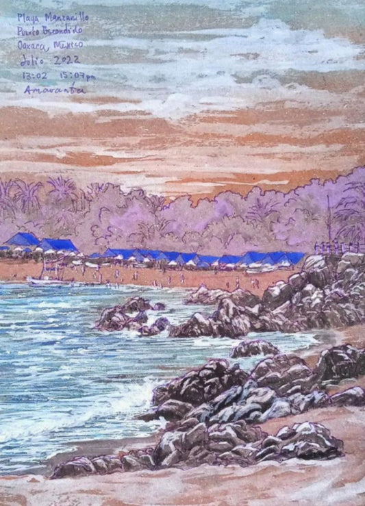 Playa Manzanillo, Puerto Escondido, Oaxaca.