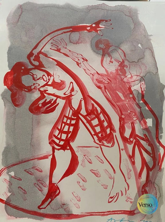 2022 - a 22 x 28 cm / Mixed / Unframed, shipped in roll