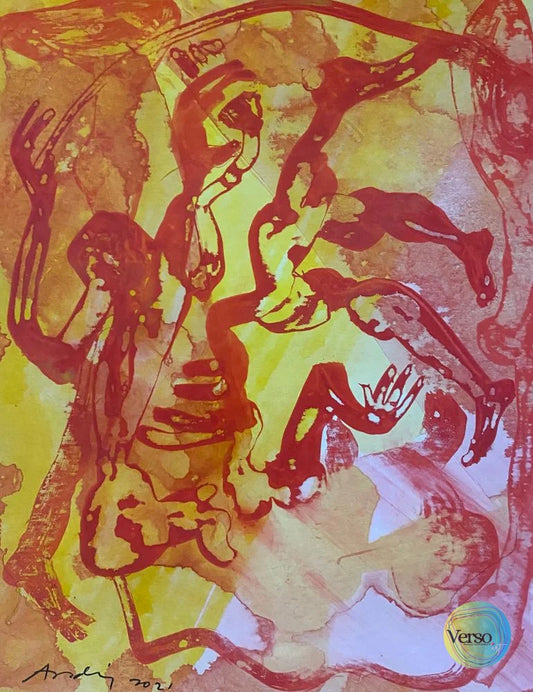 2022 - h 22 x 28 cm / Mixed / Unframed, shipped in roll