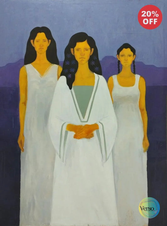 3 women in White 150 x 190 cm / Oil / Unframed, shipped in a roll