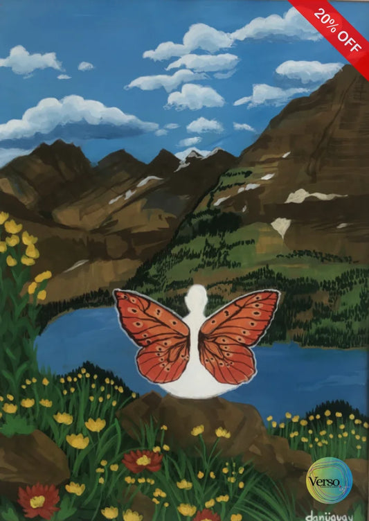 A reflection of herself 0.2 35 x 53 cm / Gouache / Unframed, shipped in a roll