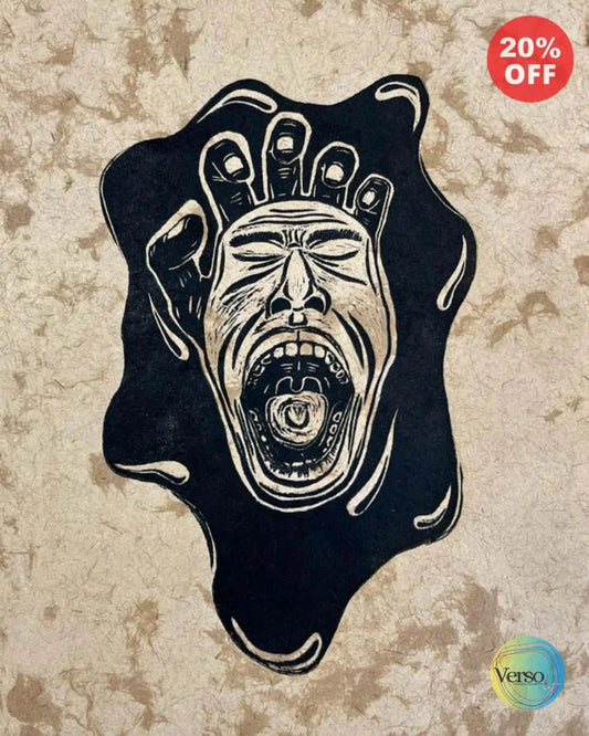 AAAHHH 32 x 48 cm / Pen & Ink / Unframed, shipped in roll