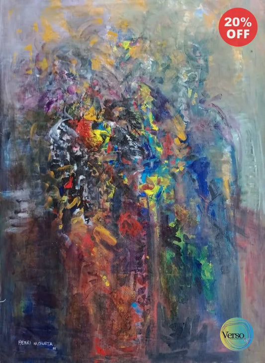 Abstract 3 36 x 52 cm / Acrylic / Unframed, shipped in roll