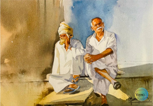 age is not a limit 35 x 25 cm / Watercolor / Unframed, shipped in roll