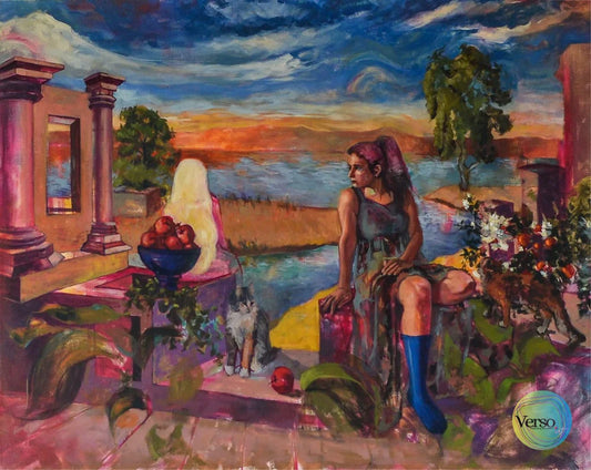 Air- Series 1 190 x 150 cm / Oil / Unframed, shipped in roll