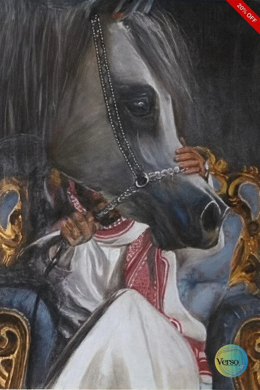 Arabism and authenticity 30 x 40 cm / Oil / Framed, shipped flat