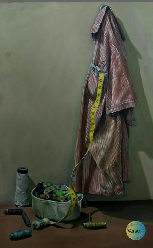 At Home 20 x 26 cm / Oil / Unframed, shipped in a roll