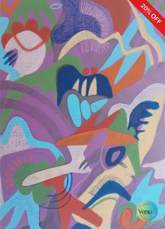 Awkward 50 x 70 cm / Mixed / Unframed, shipped in roll