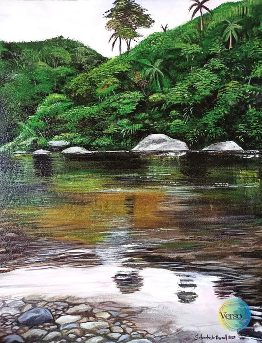 Bato 22 x 28 cm / Acrylic / Unframed, shipped in roll