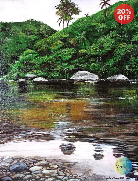 Bato 22 x 28 cm / Acrylic / Unframed, shipped in roll