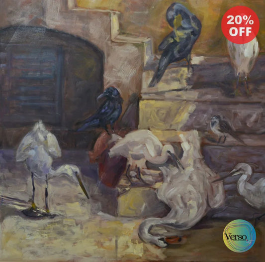 Birds 120 x 120 cm / Oil / Unframed, shipped in roll