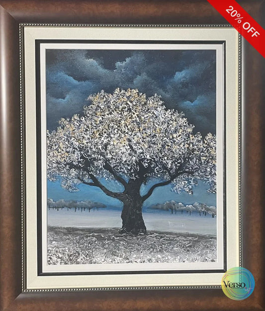 Blue midnight 16 x 20 cm / Print / Framed, shipped flat