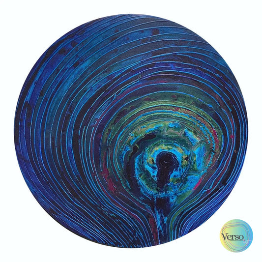 Bulan Biru (Blue Moon) 80 x 80 cm / Acrylic / Unframed, shipped in a roll