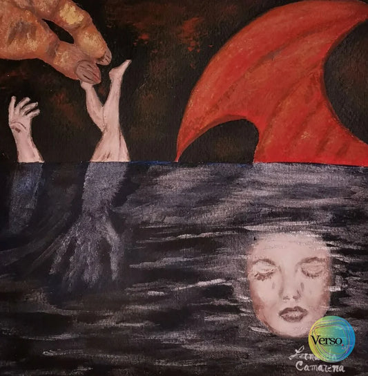 Caína 22 x 22 cm / Acrylic / Unframed, shipped in roll