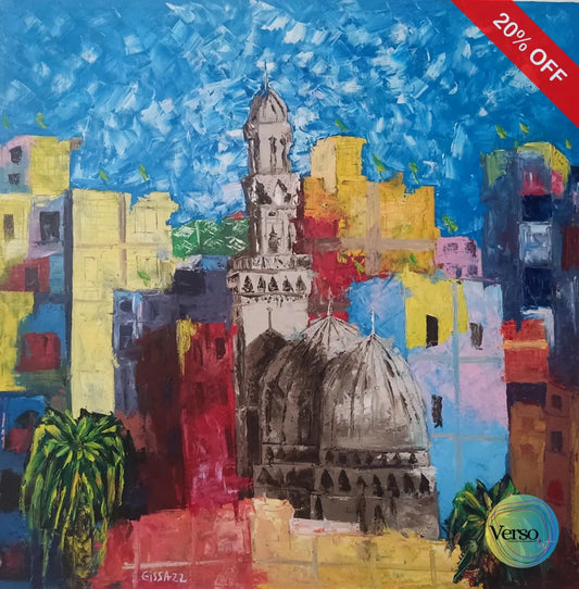 Cairo 100 x 100 cm / Oil / Unframed, shipped in a roll