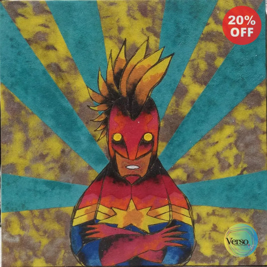 Captain Marvel 100 x 100 cm / Mixed / Unframed, shipped in roll