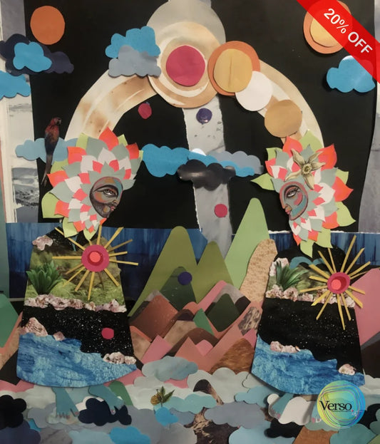 Cascada 38 x 44 cm / Mixed / Unframed, shipped in roll