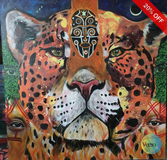 Conexión jaguar 100 x 100 cm / Acrylic / Unframed, shipped in roll