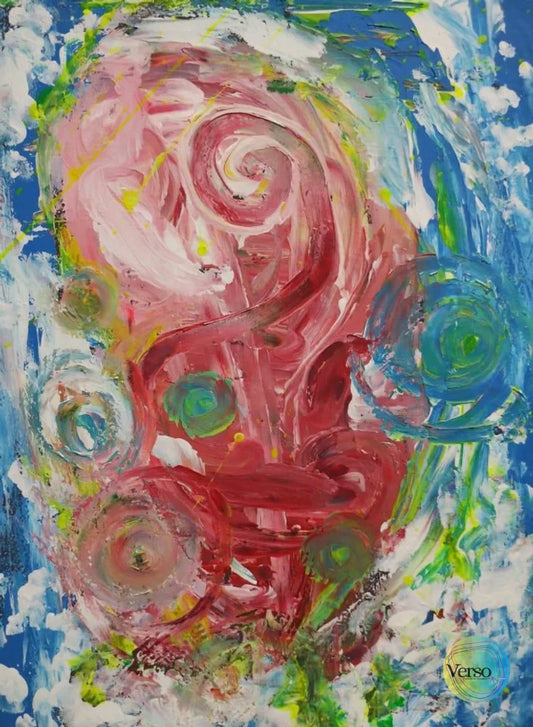 Creciente 20 x 30 cm / Oil / Unframed, shipped in roll