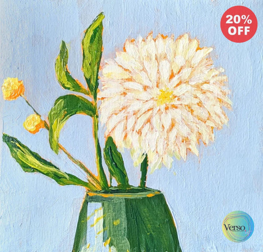 Dahlia 6 x 6 cm / Acrylic / Unframed, shipped in roll