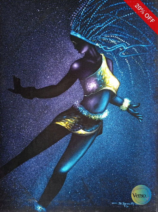 DANCE OF FREEDOM 31 x 44.5 cm / Oil / Unframed, shipped in a roll