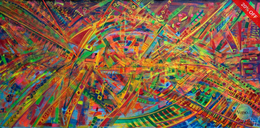 Dimensiones de la conciencia 230 x 110 cm / Acrylic / Unframed, shipped flat