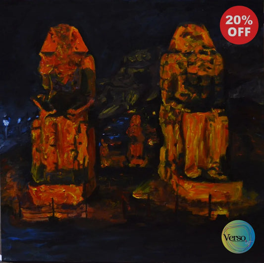 Egyptian Landscape 100 x 100 cm / Acrylic / Unframed, shipped in roll