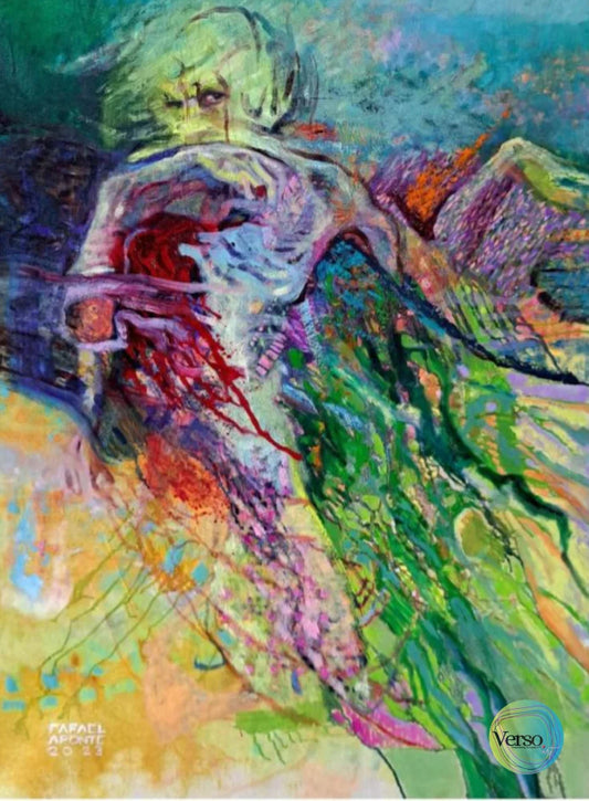 El profeta 90 x 120 cm / Mixed / Unframed, shipped flat