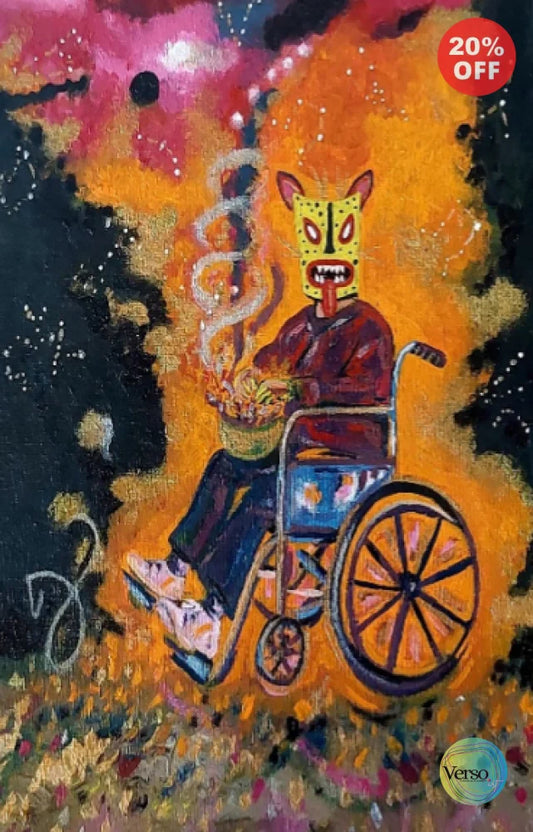 “El tecuan que acomoda constelaciones 20 x 25 cm / Oil / Unframed, shipped flat