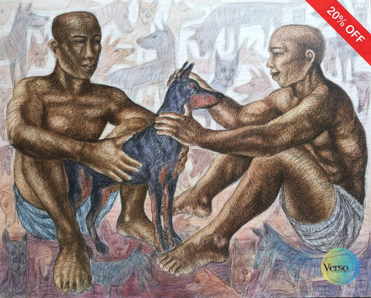 Enjoy Life 145 x 80 cm / Mixed / Unframed, shipped in a roll