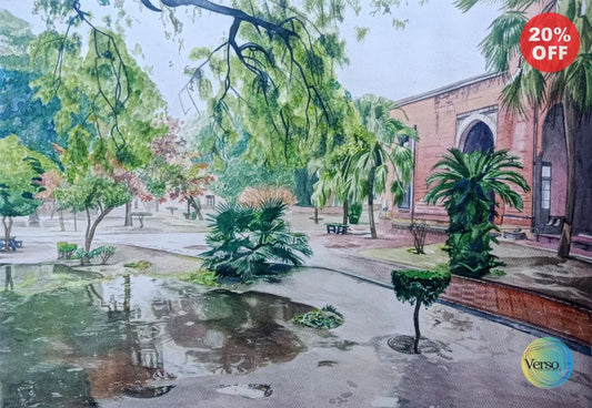 Ever Rain 14 x 10 cm / Watercolor / Unframed, shipped in roll