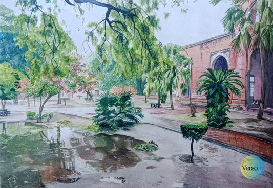 Ever Rain 14 x 10 cm / Watercolor / Unframed, shipped in roll