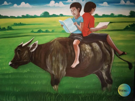 Extra classes reading 80 x 60 cm / Acrylic / Unframed, shipped in roll