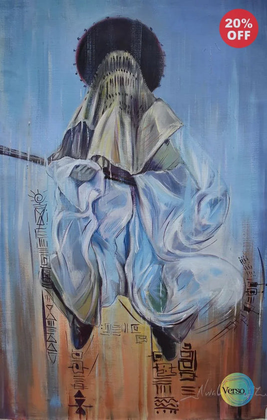 Eyo Leaps 26 x 38 cm / Acrylic / Unframed, shipped in roll