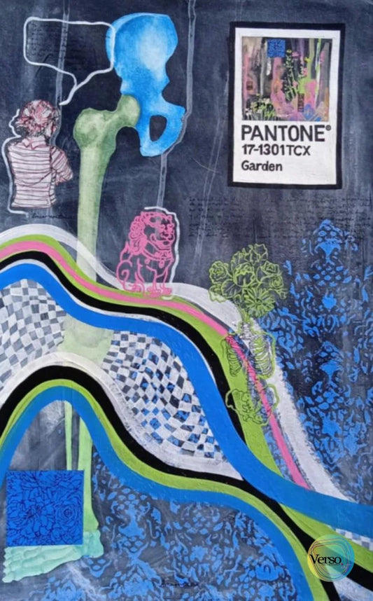 Felicidad es Fideos de Frijol 30 x 50 cm / Mixed / Unframed, shipped in a roll