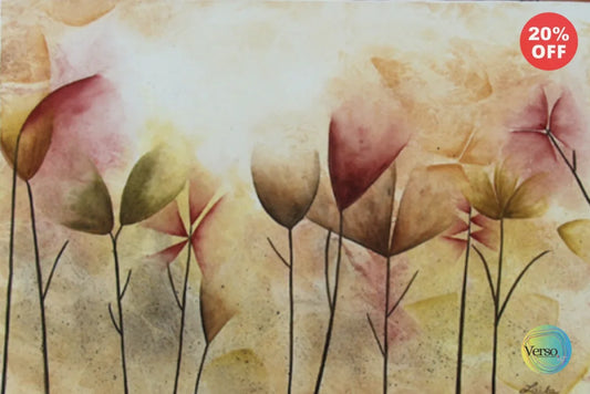 Flower composition 61 x 47 cm / Watercolor / Unframed, shipped in a roll