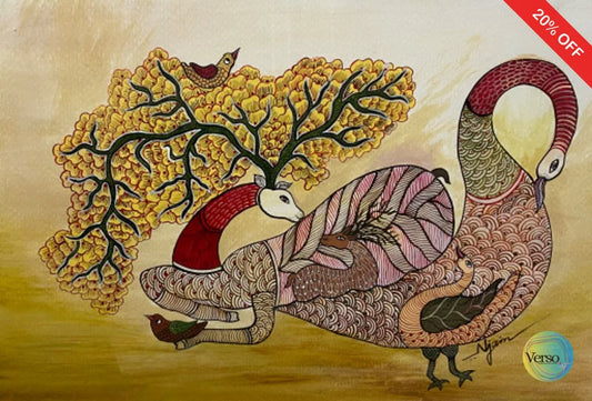 Fondness 42.0 x 29.7 cm / Acrylic / Unframed, shipped in a roll