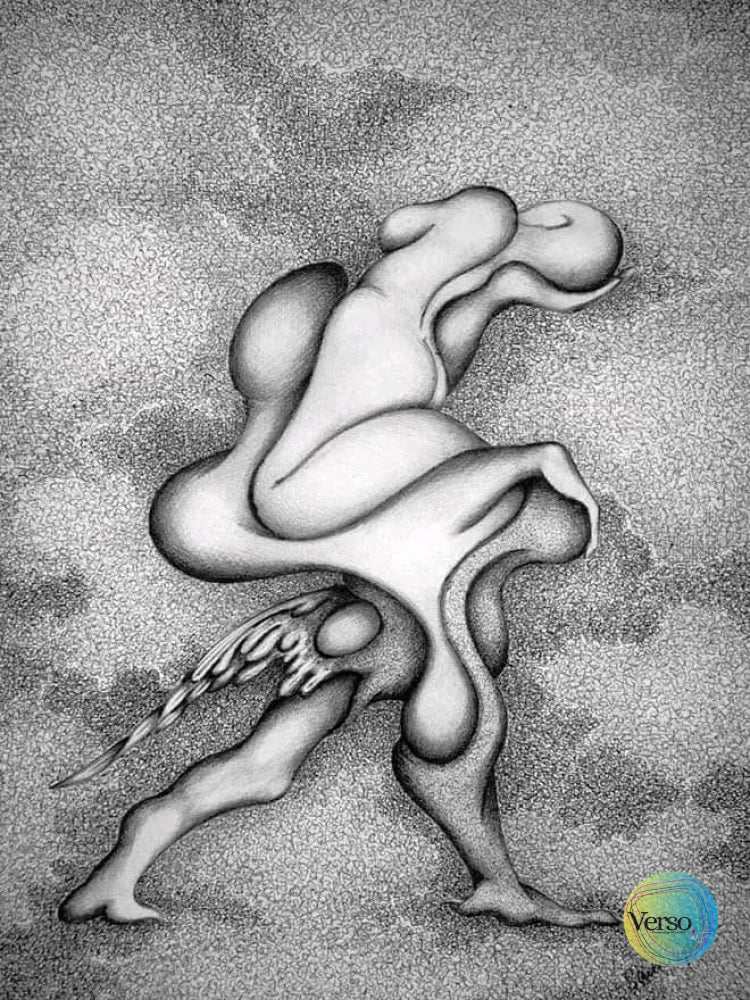 Genie 20 x 30 cm / Pen & Ink / Unframed, shipped in roll