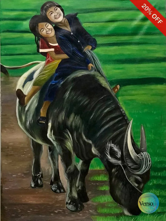 Good weekend 60 x 80 cm / Acrylic / Unframed, shipped in roll