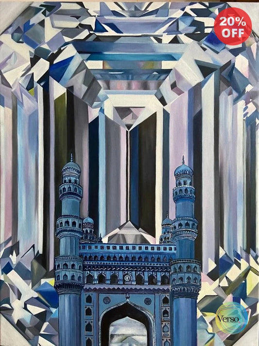 Heritage:Real Diamond 24 x 36 cm / Oil / Unframed, shipped in a roll