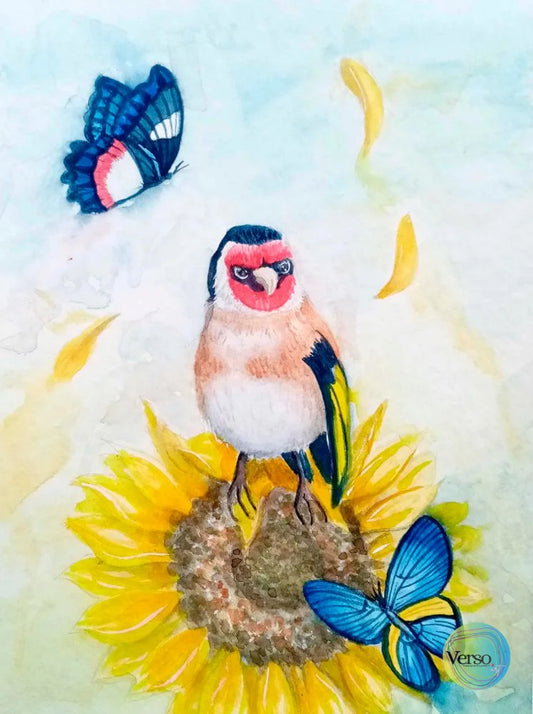 Historia de Guerra 21 x 28 cm / Watercolor / Unframed, shipped in roll