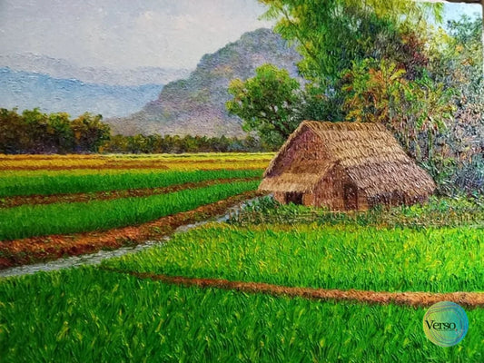 Homeland 30 x 24 cm / Oil / Unframed, shipped in roll