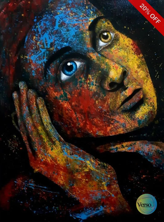 Hope 60 x 80 cm / Acrylic / Unframed, shipped in a roll