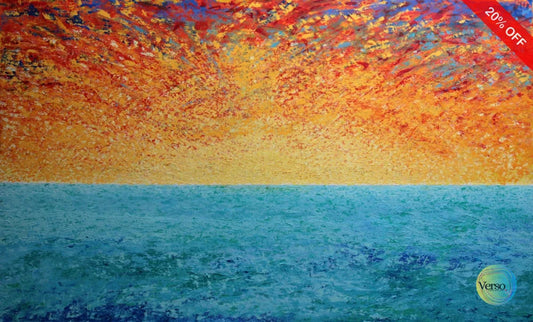 Horizonte marino 230 x 130 cm / Acrylic / Unframed, shipped flat
