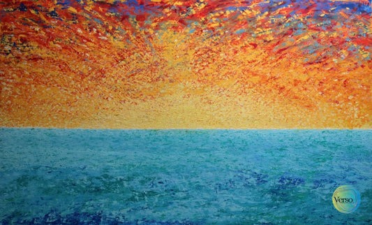 Horizonte marino 230 x 130 cm / Acrylic / Unframed, shipped flat