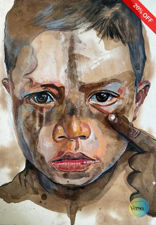 Huito 2 35 x 50 cm / Acrylic / Unframed, shipped in roll