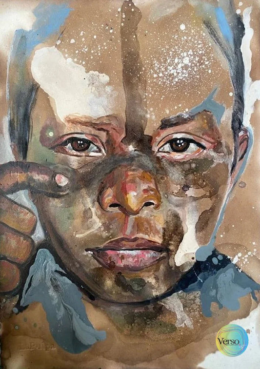 Huito 30 x 50 cm / Acrylic / Unframed, shipped in roll