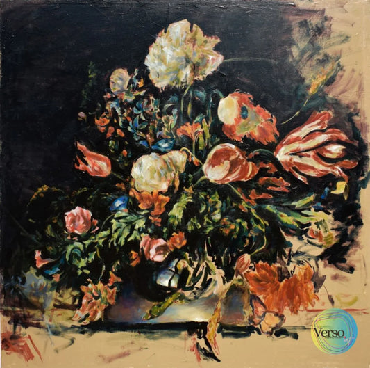 I’d Like to Paint Still Life #3 - 110 x 110 cm / Oil / Unframed, shipped in a roll