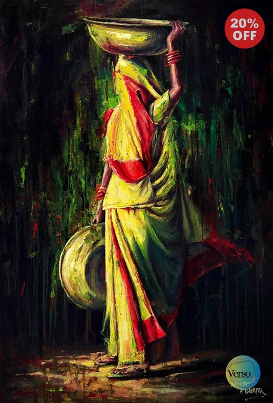 Imperceptible 24 x 36 cm / Oil / Unframed, shipped in a roll