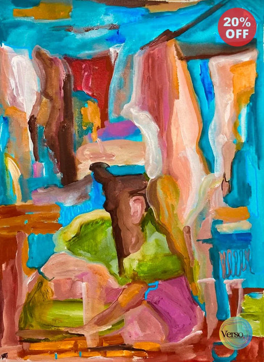 Inescrutable 28 x 38 cm / Acrylic / Unframed, shipped in roll